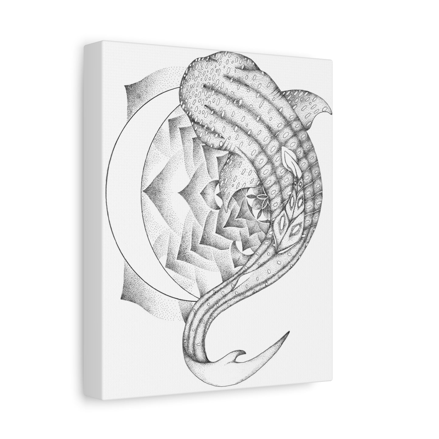 Canvas Print - Whale Shark Mandala