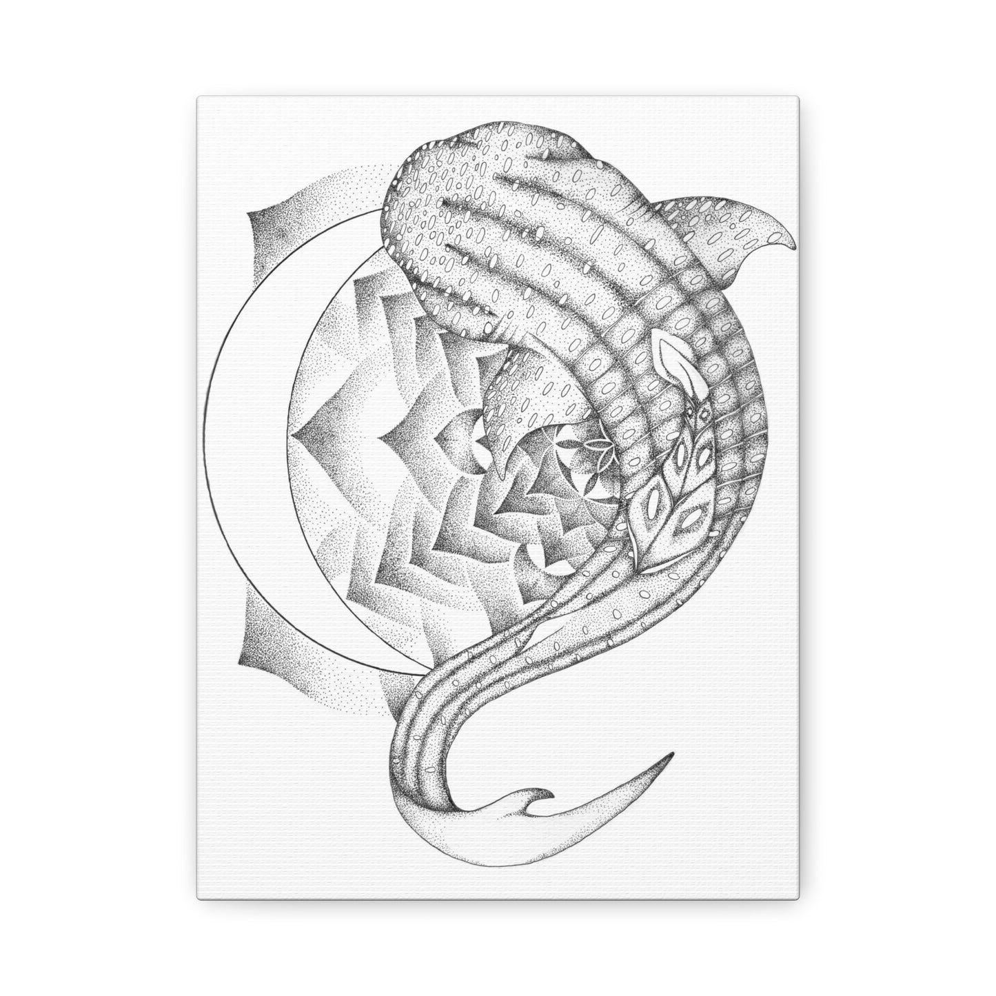 Canvas Print - Whale Shark Mandala