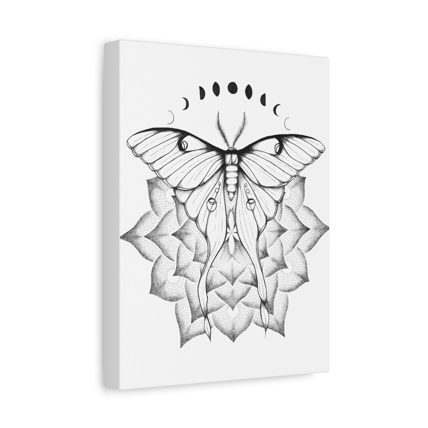 Canvas Print - Luna Moth Mandala