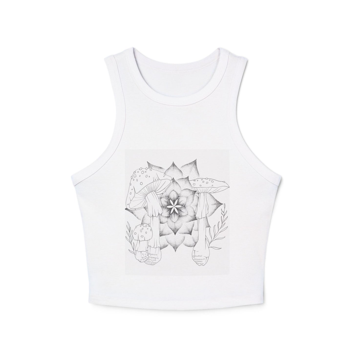 Tank Top - Mushroom Mandala Design