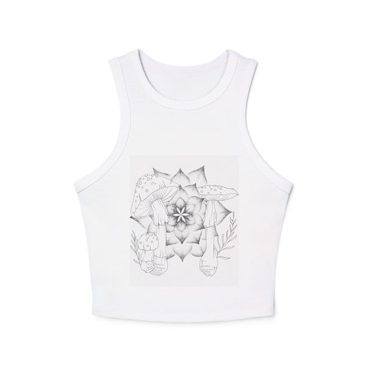 Tank Top - Mushroom Mandala Design