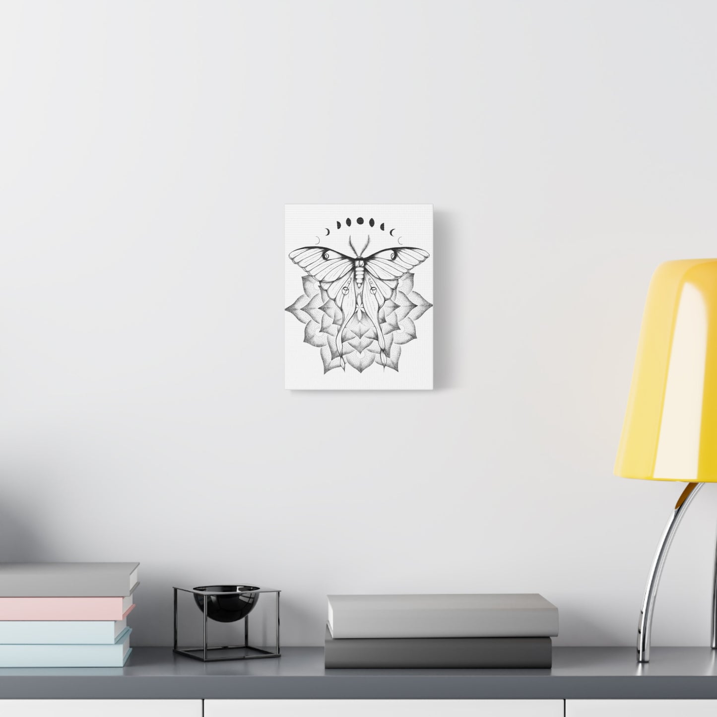 Canvas Print - Luna Moth Mandala