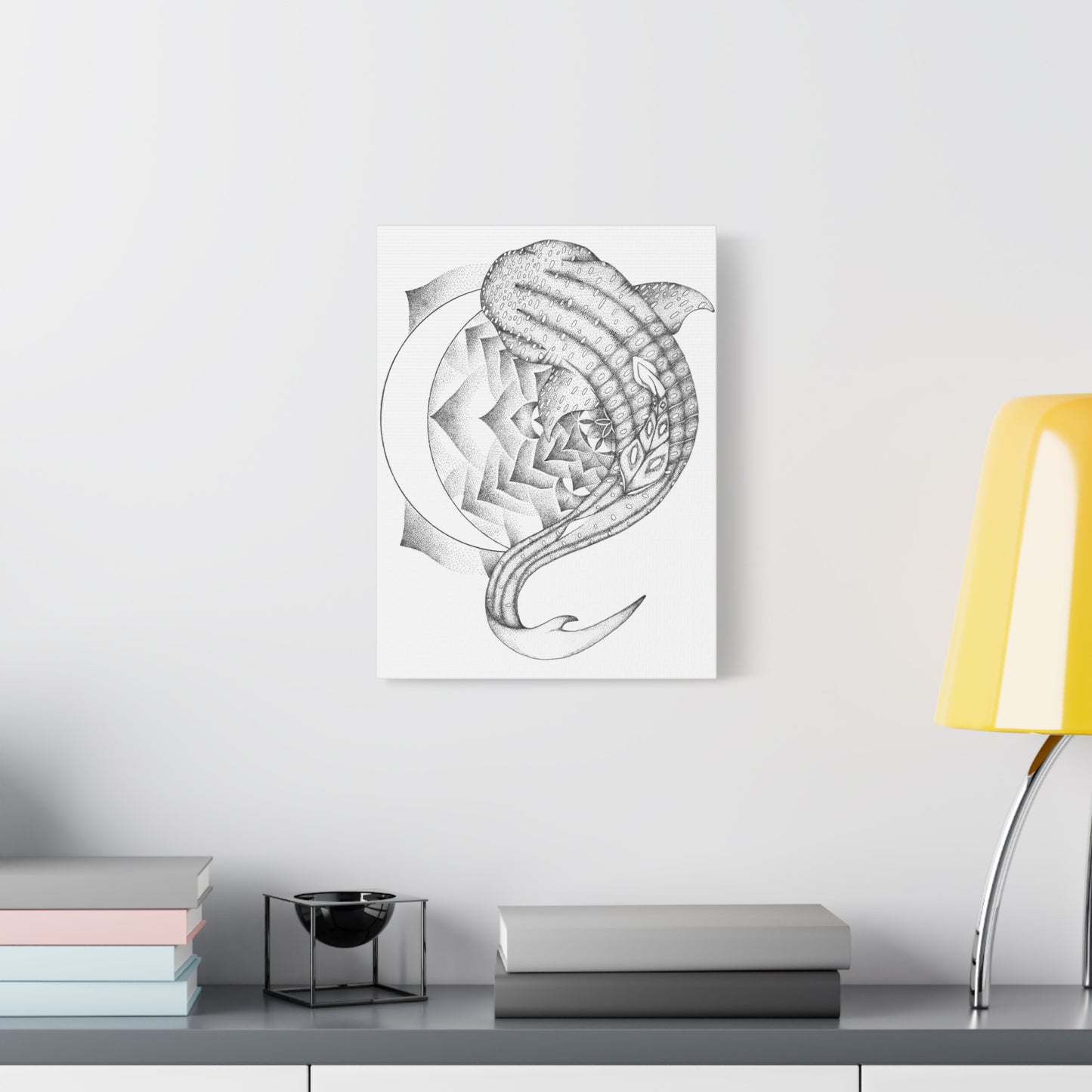 Canvas Print - Whale Shark Mandala