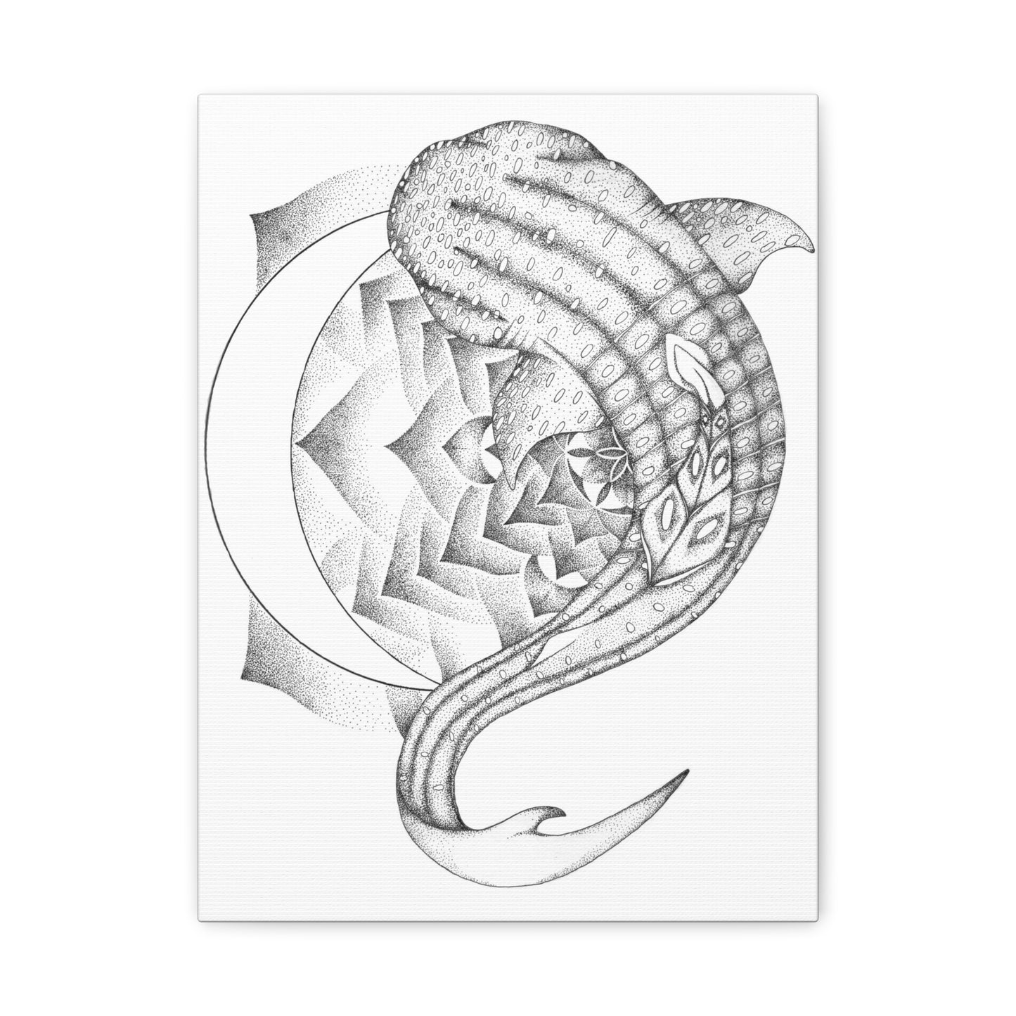 Canvas Print - Whale Shark Mandala