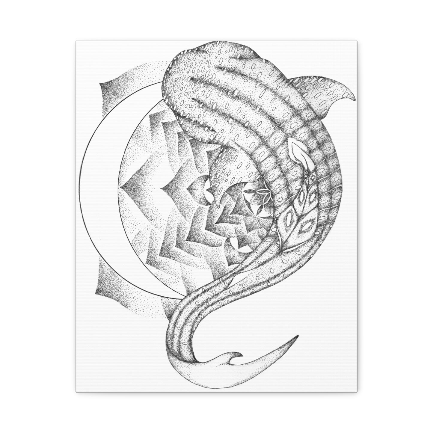 Canvas Print - Whale Shark Mandala