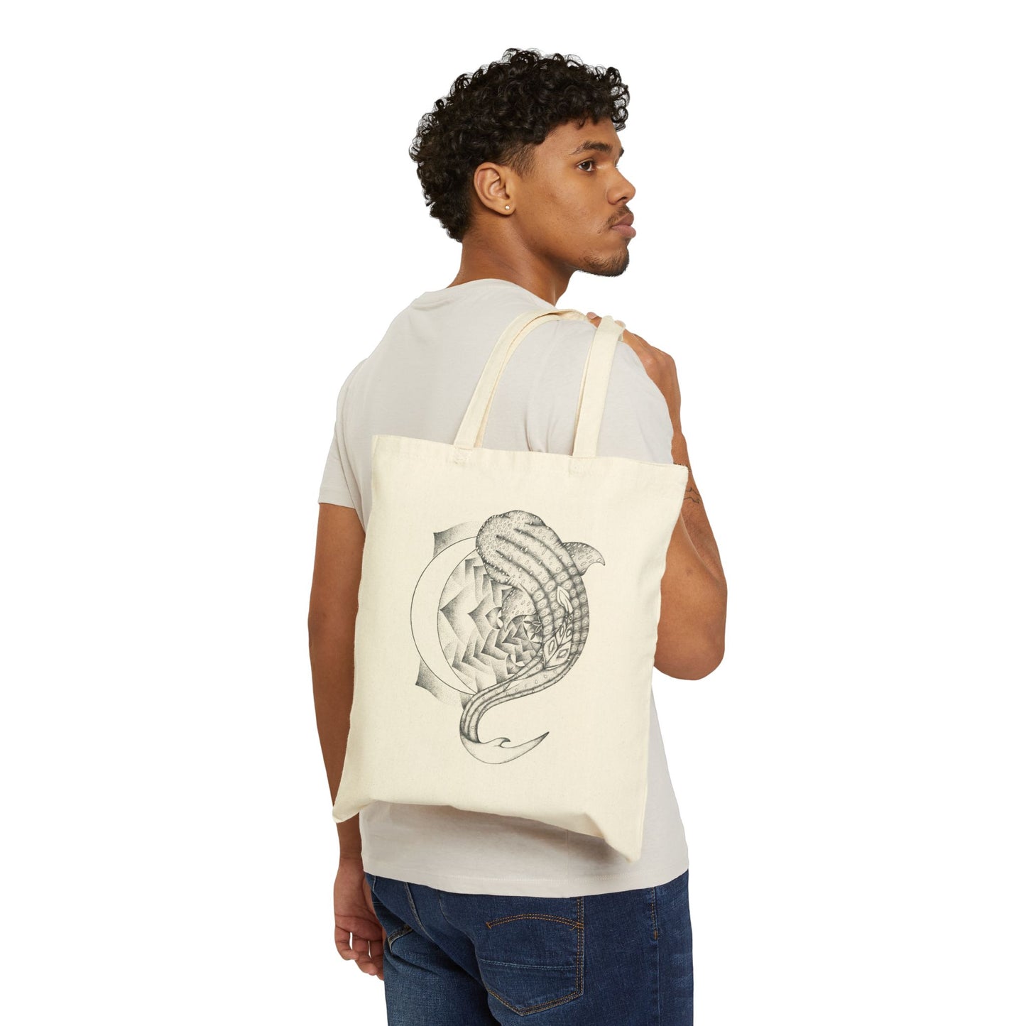 Whale Shark Mandala Tote Bag