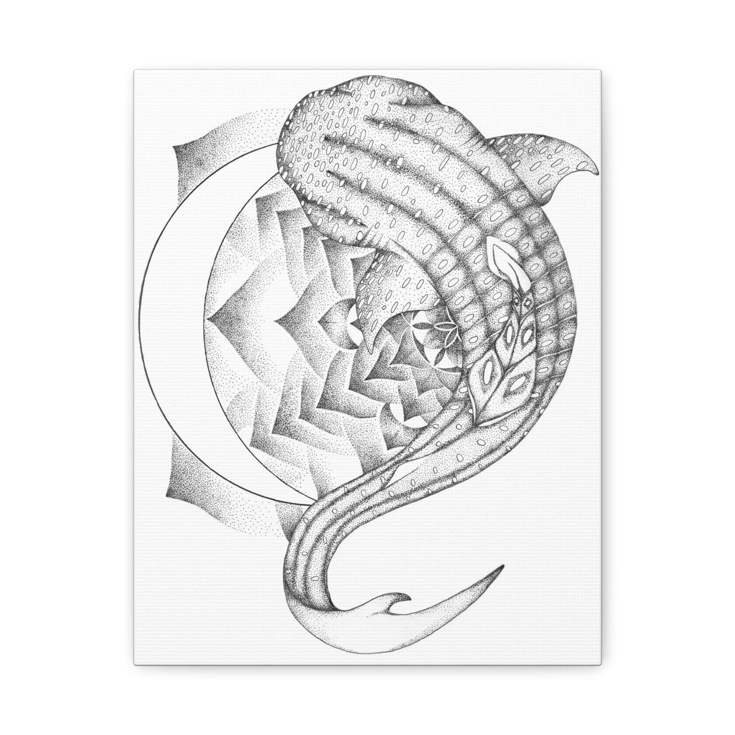 Canvas Print - Whale Shark Mandala