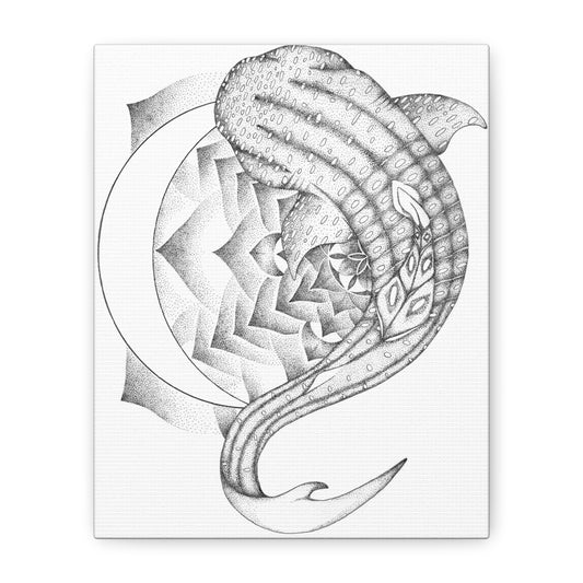 Canvas Print - Whale Shark Mandala